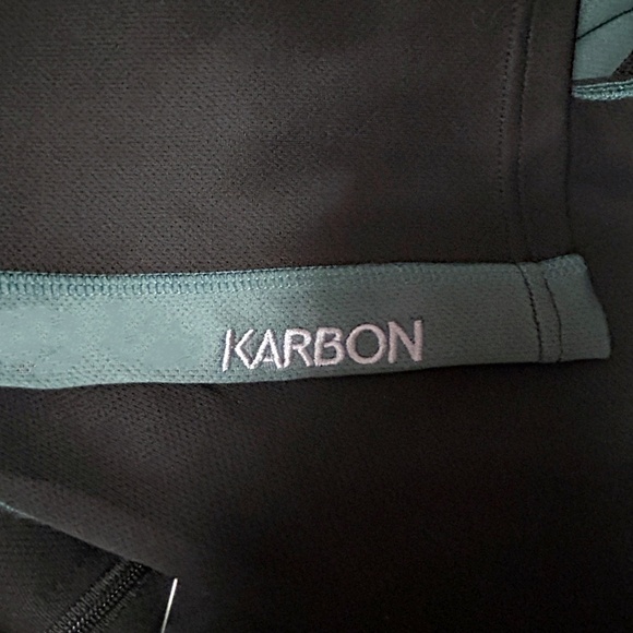 KARBON Fitness Athletic Jacket Embroidered ebay logo Quarter Zip Y2K NWT RARE - Picture 16 of 16